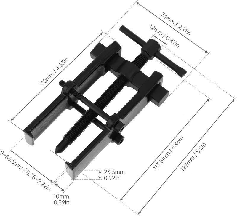 ChgImposs Two Claw Separate Lifting Device Pull Bearing Puller for Bearing Maintenance/Auto Car Repair, Strengthen Bearing Auto Mechanic Bearing Puller Tool (4 inch) - Image 2